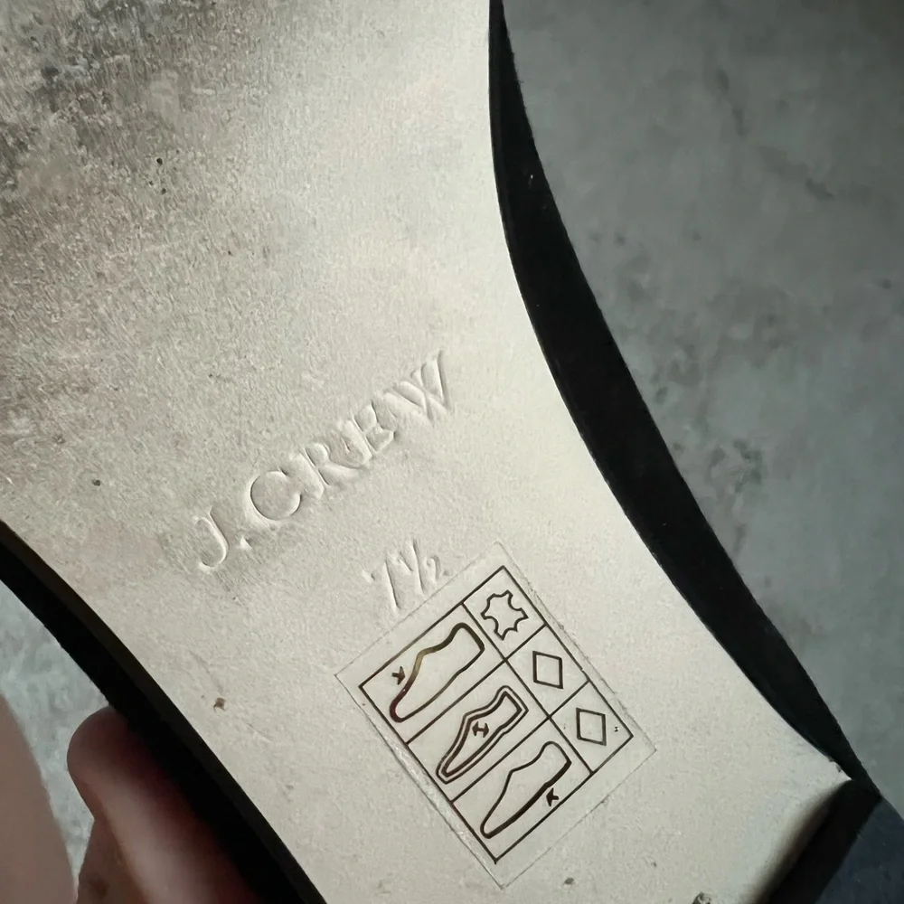 J. Crew | black suede loafers - Picture 3 of 3